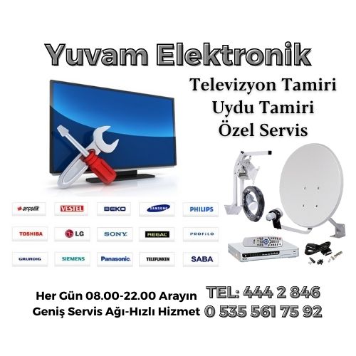 Televizyon Camı Tamiri-444 2 846 Yuvam Elektronik
